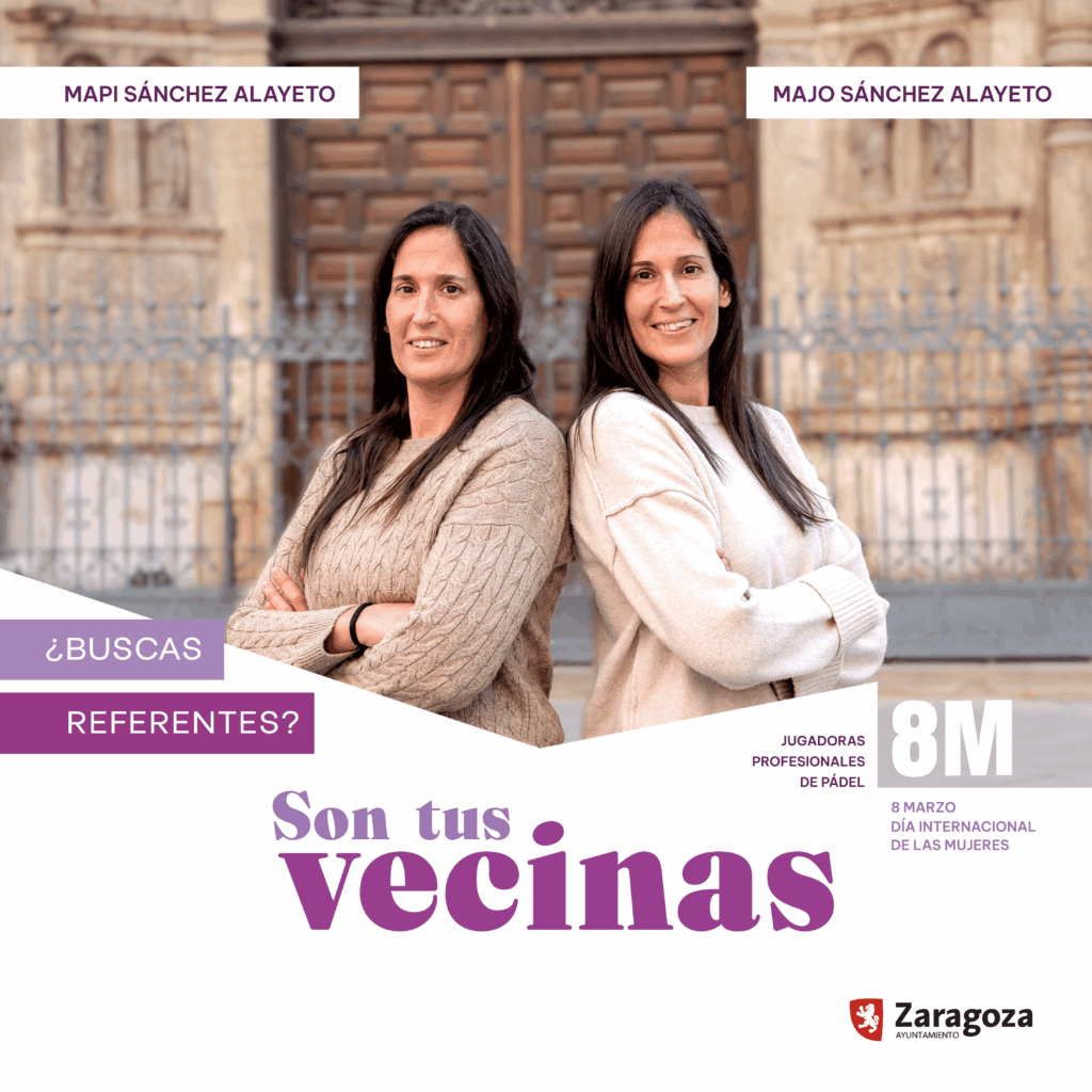 Campaña del 8M - Mapi y Majo Sánchez Alayeto, jugadoras profesionales de pádel